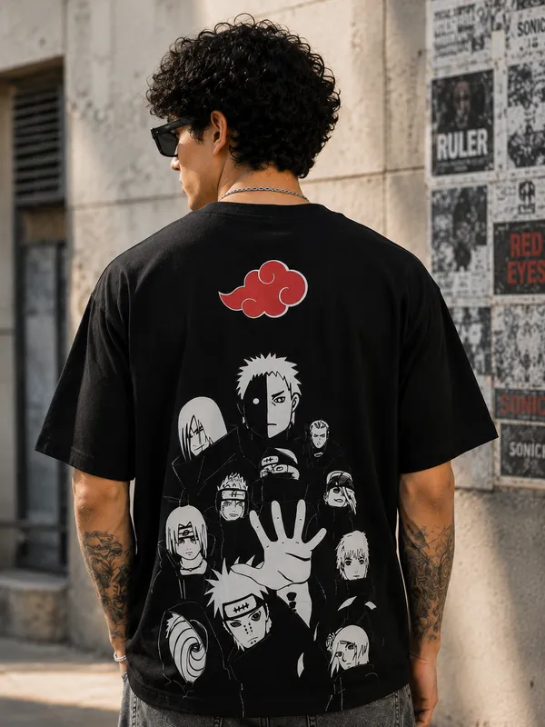 Black_Cotton_Oversized_Back_Print_T-Shirt_For_Mens