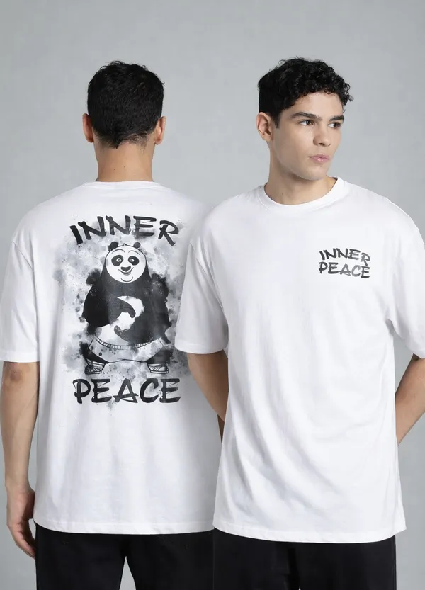 White_Cotton_Oversized_Back_Print_T-Shirt_For_Mens