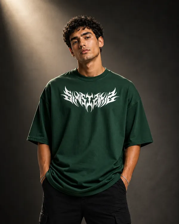 Green_Oversized_Cotton_T_Shirt_For_Mens
