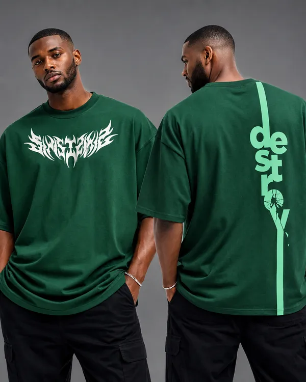 Green_Oversized_Cotton_T_Shirt_For_Mens