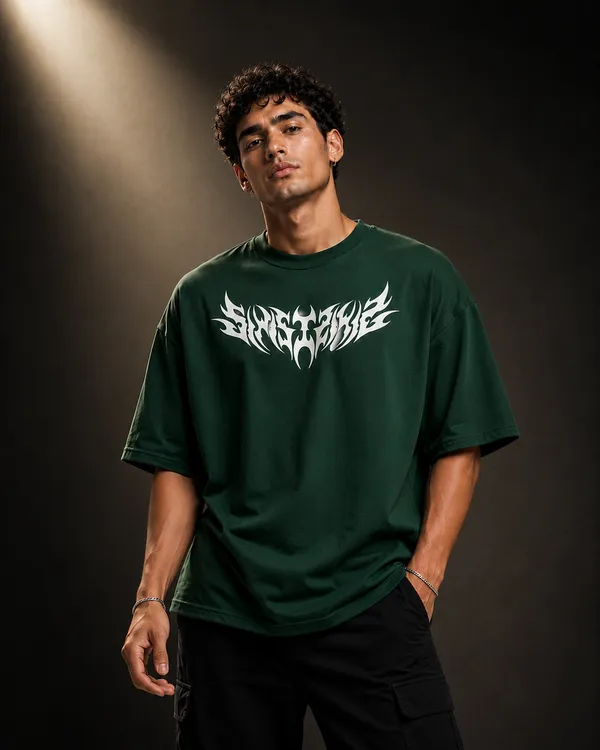 Green_Oversized_Cotton_T_Shirt_For_Mens