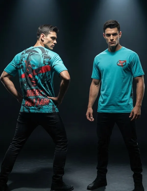 Turquoise_Cotton_Oversized_Back_Print_T-Shirt_For_Mens