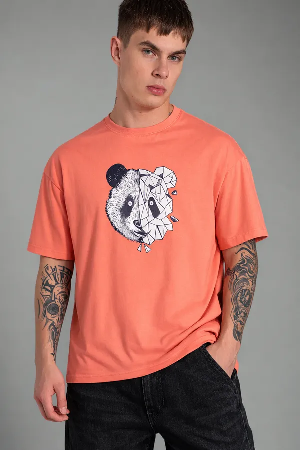 Orange_Oversized_Back_Print_Cotton_T-Shirt_For_Mens