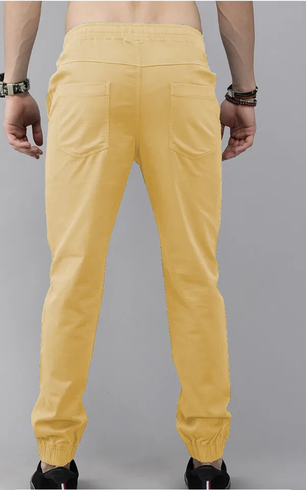 Beige_Cotton_Blend_Premium_Solid_Men_Slim_Fit_Joggers_For_Men