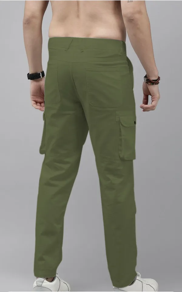 Olive_Green_Cotton_Blend_Solid_Mens_Cargo