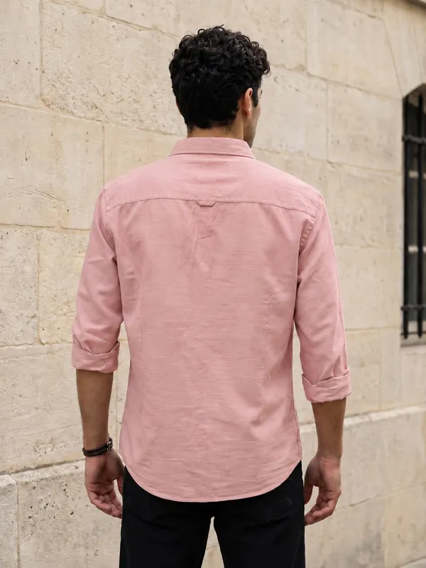 Kuons_Avenue_Men’s_Clay_Linen_Cotton_Shirt_Style_Kurta