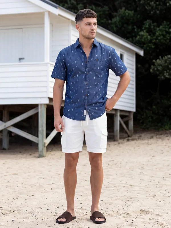 Kuons_Avenue_Men’s_Denimax_Blue_Printed_Denim_Casual_Shirt