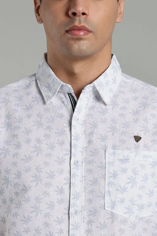 Kuons_Avenue_Men’s_Sky_Blue_Maple_Printed_Linen_Cotton_Casual_Shirt