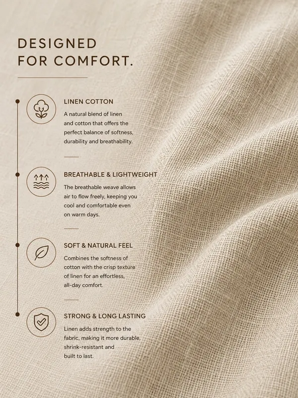 Men’s_Beige_Signature_Linen_Cotton_Shirt