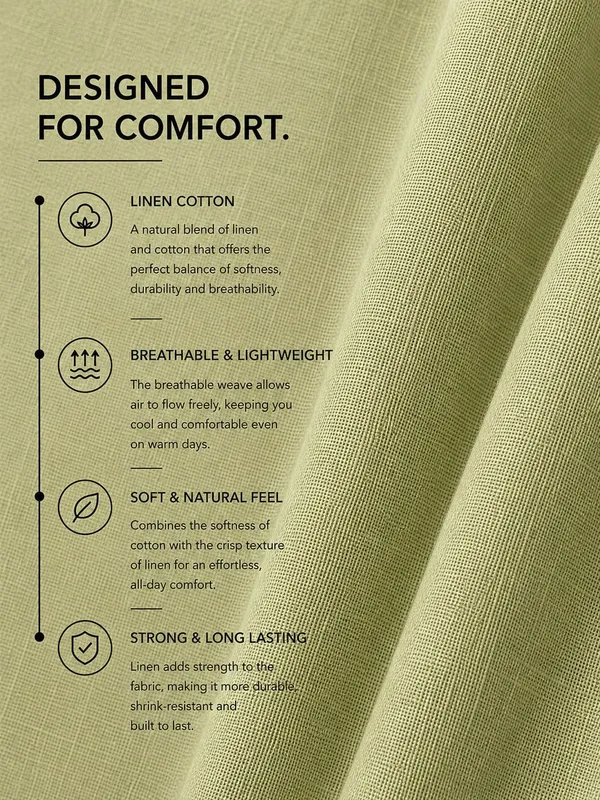 Men’s_Fresh_Green_Linen_Cotton_Classic_Casual_Shirt