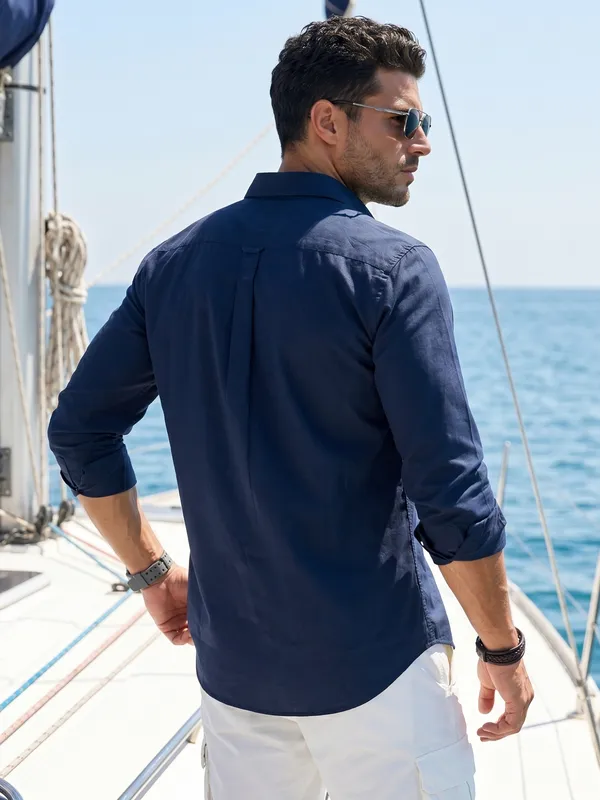 Men's_Indigo_Linen_Cotton_Modern_Casual_Shirt