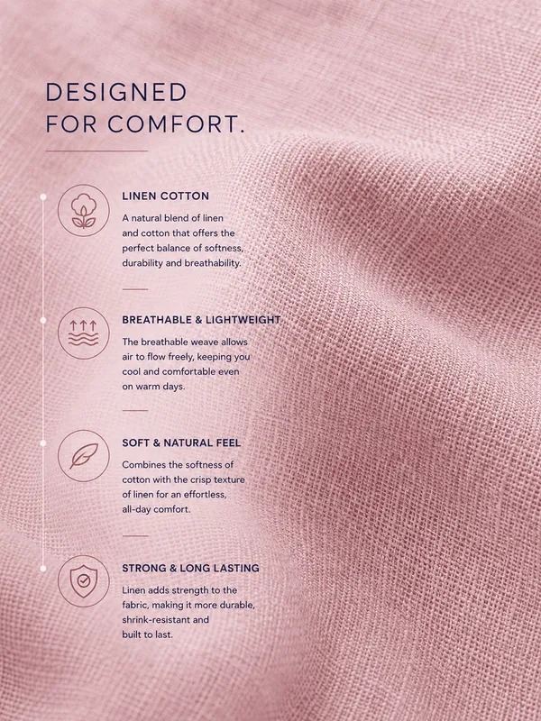 Men’s_Lilac_Linen_Cotton_Smart_Casual_Shirt