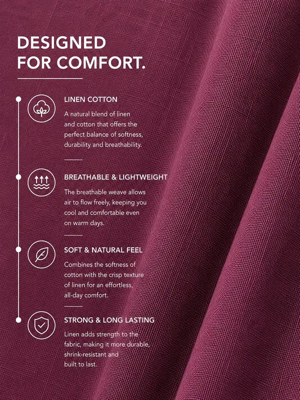Men’s_Mahogany_Linen_Cotton_Signature_Casual_Shirt