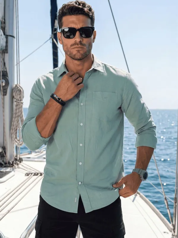 Men’s_Mint_Classic_Linen_Cotton_Shirt