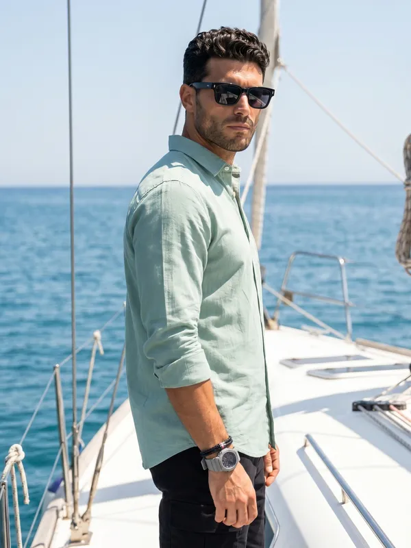Men’s_Mint_Classic_Linen_Cotton_Shirt