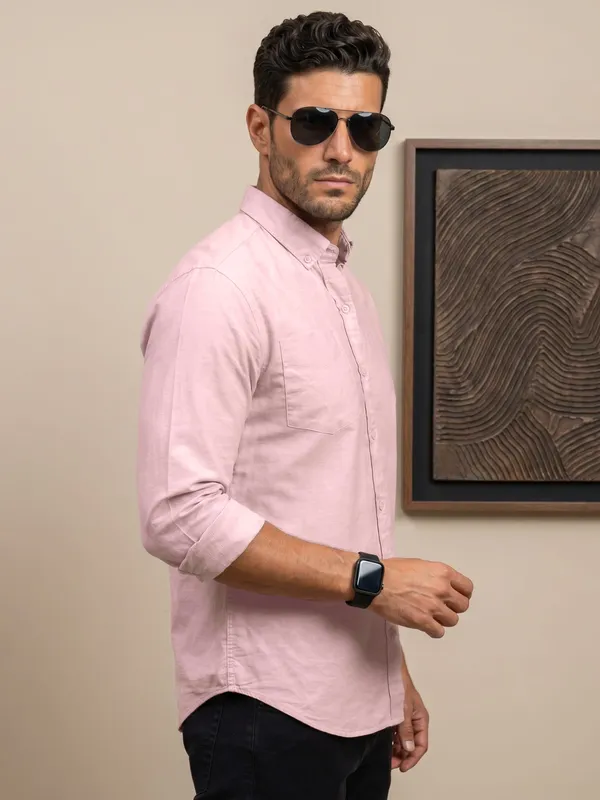 Men’s_Rose_Linen_Cotton_Smart_Casual_Shirt