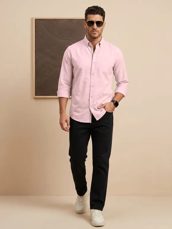 Men’s_Rose_Linen_Cotton_Smart_Casual_Shirt