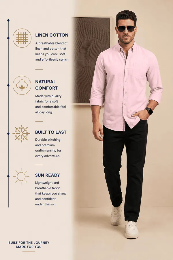 Men’s_Rose_Linen_Cotton_Smart_Casual_Shirt