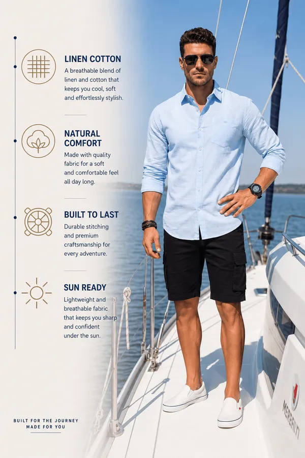 Men’s_Sky_Blue_Coastal_Linen_Cotton_Shirt