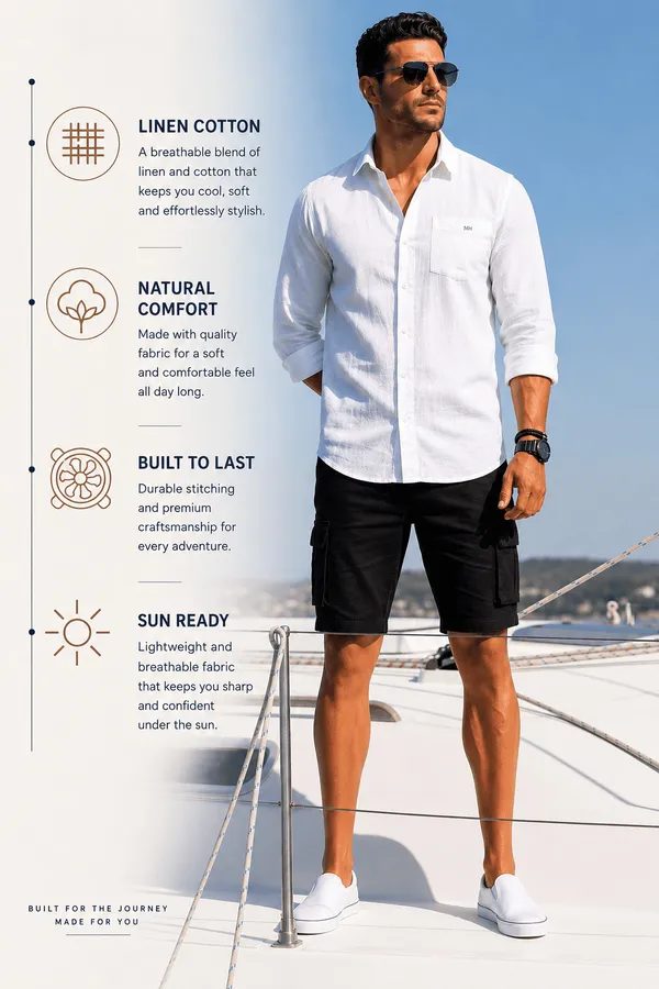 Men's_White_Linen_Cotton_Smart_Casual_Shirt