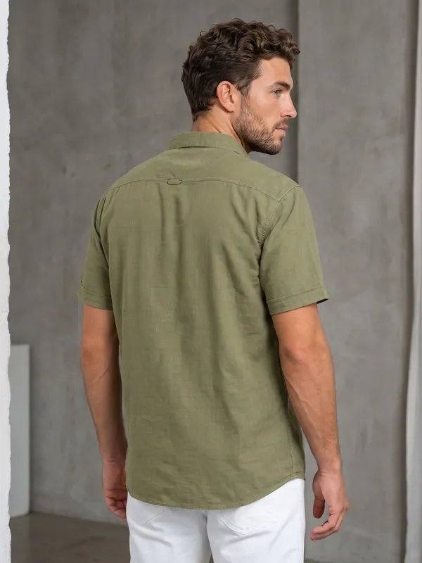 Men’s__Light_Olive_Textured_Corduroy_Casual_Shacket