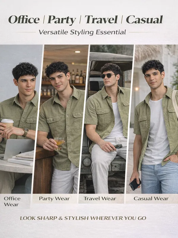 Men’s__Light_Olive_Textured_Corduroy_Casual_Shacket
