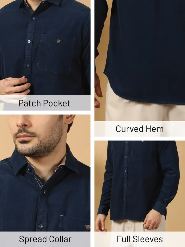 Men's_Teal_Smart_Corduroy_Casual_Shacket