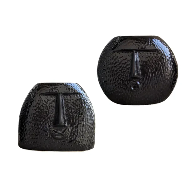 Black_Textured_Face_Ceramic_Vases_�_Set_of_2