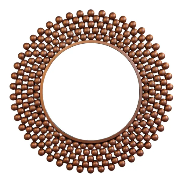 Elegant_Rose_Gold_Iron_Alloy_Round_Mirror_with_Ornate_Spherical_Frame_-_32x32_Inches_Metal_Wall_Art