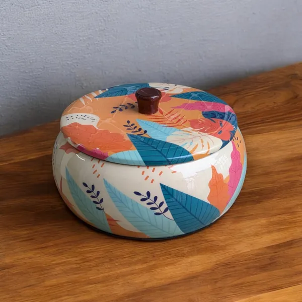 Handcrafted_Blue_Floral_Design_Mango_Wood_Roti_Box