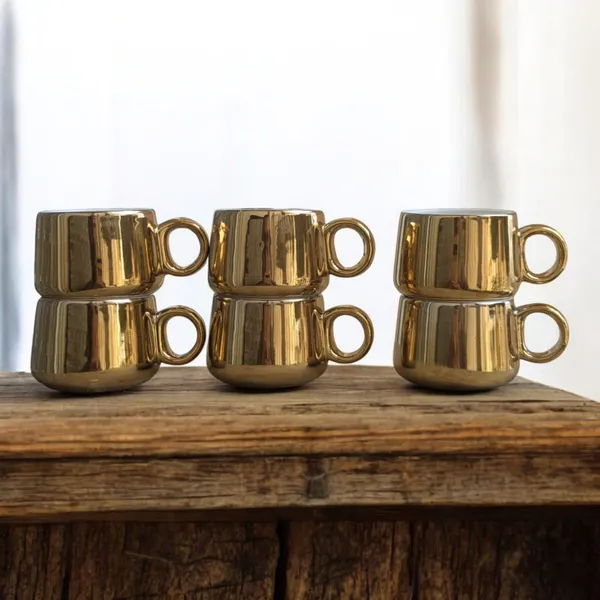 Handcrafted_Ceramic_Mug_Set_–_Metallic_Gold_Finish,_140ml_(Pack_of_6)