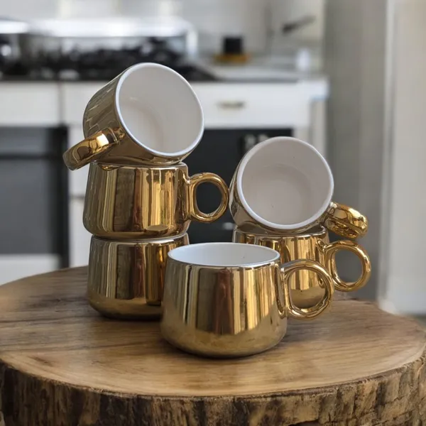 Handcrafted_Ceramic_Mug_Set_–_Metallic_Gold_Finish,_140ml_(Pack_of_6)