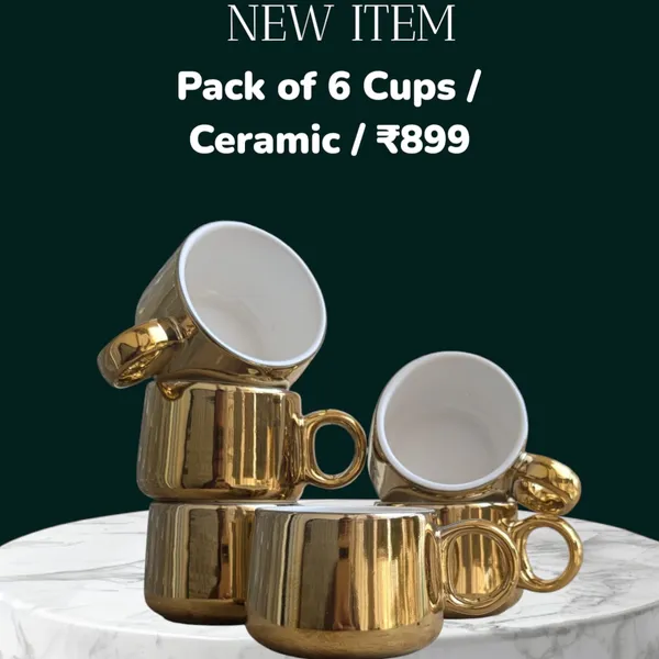 Handcrafted_Ceramic_Mug_Set_–_Metallic_Gold_Finish,_140ml_(Pack_of_6)