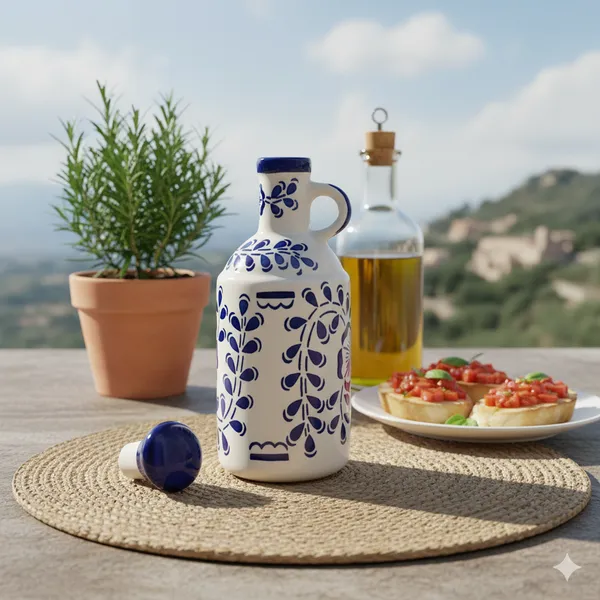 Handcrafted_Ceramic_Oil_Bottle_for_Kitchen_|_4_x_10_Inch_|_Hand-Painted_Blue_Floral_Design_|_Leak-Proof_Cap_|_For_Olive_Oil,_Vinegar,_Syrup_&_Dressing_|_Made_in_India