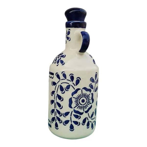Handcrafted_Ceramic_Oil_Bottle_for_Kitchen_|_4_x_10_Inch_|_Hand-Painted_Blue_Floral_Design_|_Leak-Proof_Cap_|_For_Olive_Oil,_Vinegar,_Syrup_&_Dressing_|_Made_in_India