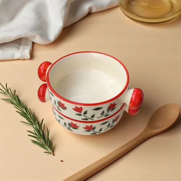 Handcrafted_Ceramic_Soup_Bowls_with_Floral_Design_–_300_ml_(Set_of_2)