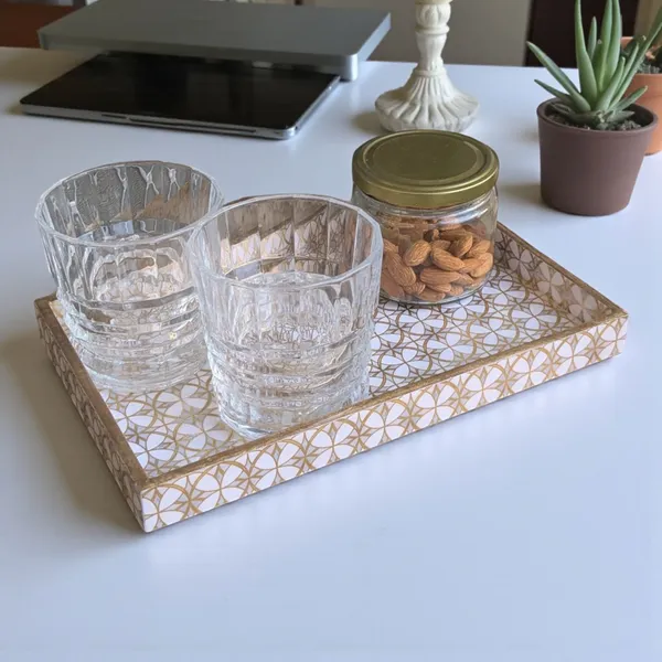 Handcrafted_MDF_Decorative_Tray_|_Multipurpose_Wooden_Look_Serving_&_Organiser_Tray_with_Golden_Geometric_Design_|_11_x_7_x_1_Inches