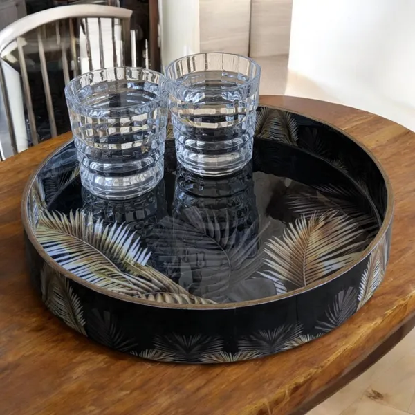 Handcrafted_MDF_Round_Serving_Tray_–_30cm,_Resin_Coated