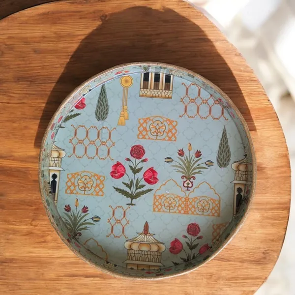 Handcrafted_MDF_Round_Serving_Tray_–_30cm,_Resin_Coated