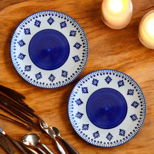 MADARKS_Handcrafted_Hand-Painted_Ceramic_Dinner_Plates_–_10.5_Inch_(Set_of_2)