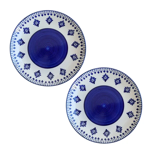 MADARKS_Handcrafted_Hand-Painted_Ceramic_Dinner_Plates_–_10.5_Inch_(Set_of_2)