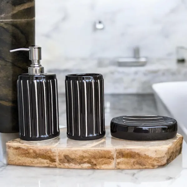 Madarks_3-Piece_Black_Ceramic_Bathroom_Set_�_Soap_Dispenser,_Tumbler,_and_Soap_Dish