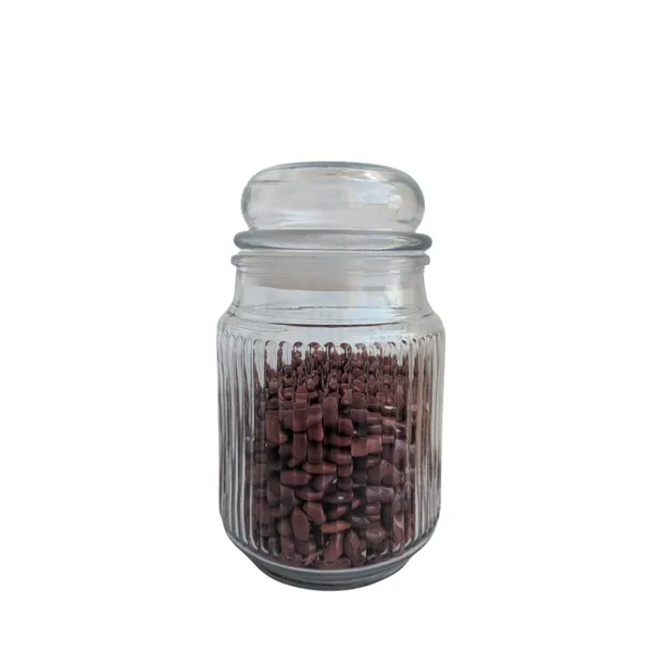Madarks_750_ML_Glass_Airtight_Jar_with_Ribbed_Design,_Pack_of_1