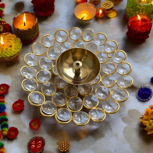 Madarks_Brass_Round_Crystal_Akhand_Diya_Deep_Oil_Lamp_for_Home_Temple_Diwali_Puja_Decor_(Golden)