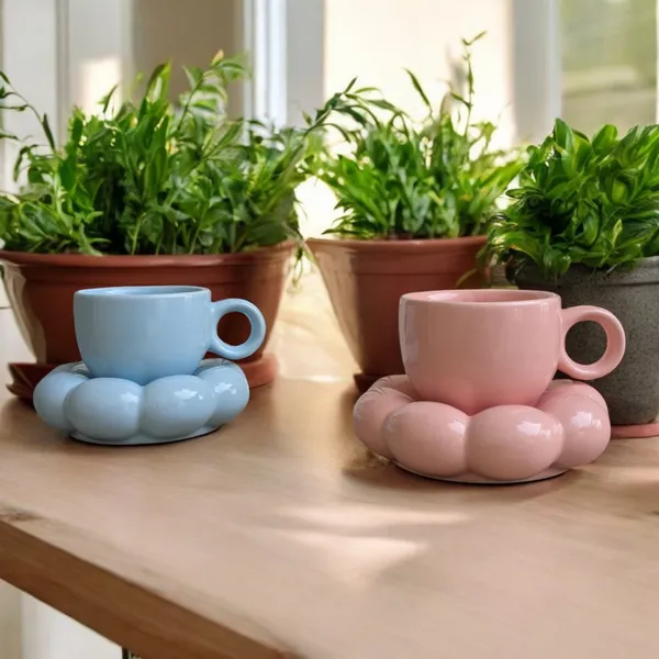 Madarks_Bubble_Ceramic_Coffee_Cup_and_Saucer_Set_(200_ml)