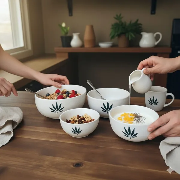 Madarks_Ceramic_Serving_Bowl_Set_of_4_|_Premium_White_Stoneware_Bowls_with_Leaf_Print_|_Mixing,_Serving,_Salad,_Cereal_&_Snack_Bowls_|_Microwave_&_Dishwasher_Safe_|_20.5cm,_17cm,_15cm,_13cm
