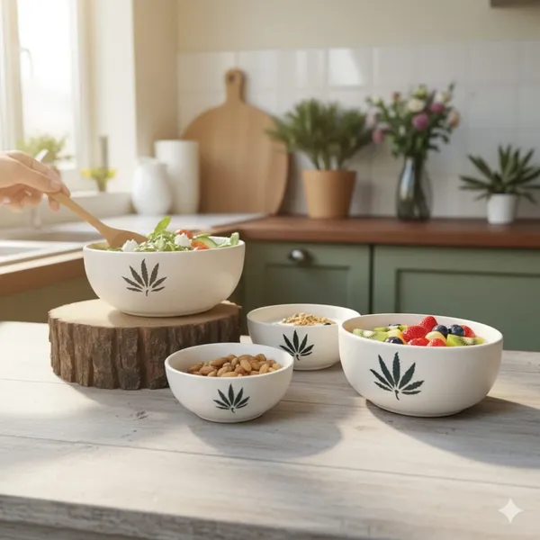 Madarks_Ceramic_Serving_Bowl_Set_of_4_|_Premium_White_Stoneware_Bowls_with_Leaf_Print_|_Mixing,_Serving,_Salad,_Cereal_&_Snack_Bowls_|_Microwave_&_Dishwasher_Safe_|_20.5cm,_17cm,_15cm,_13cm