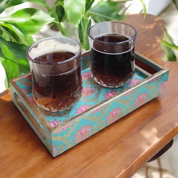 Madarks_Decorative_MDF_Serving_Tray_with_Lotus_Motif_–_Small,_Eco-Friendly_Design_(20_x_12.5_x_4_cm)