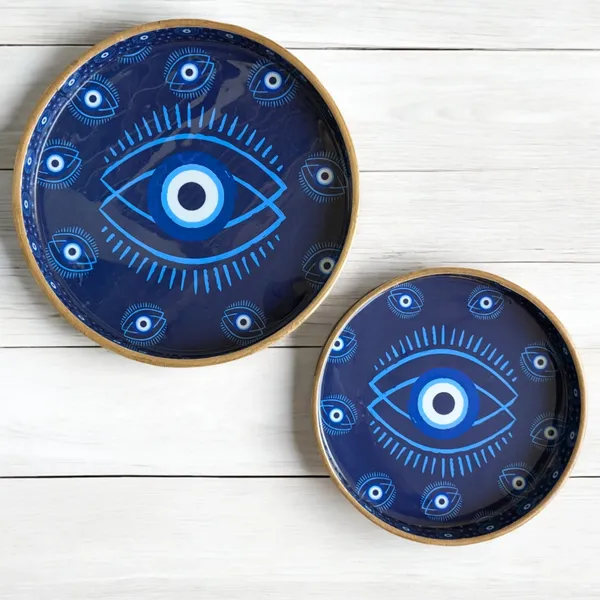 Madarks_Evil_Eye_Round_MDF_Decorative_Tray_Set
