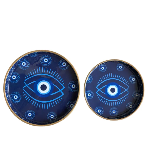 Madarks_Evil_Eye_Round_MDF_Decorative_Tray_Set